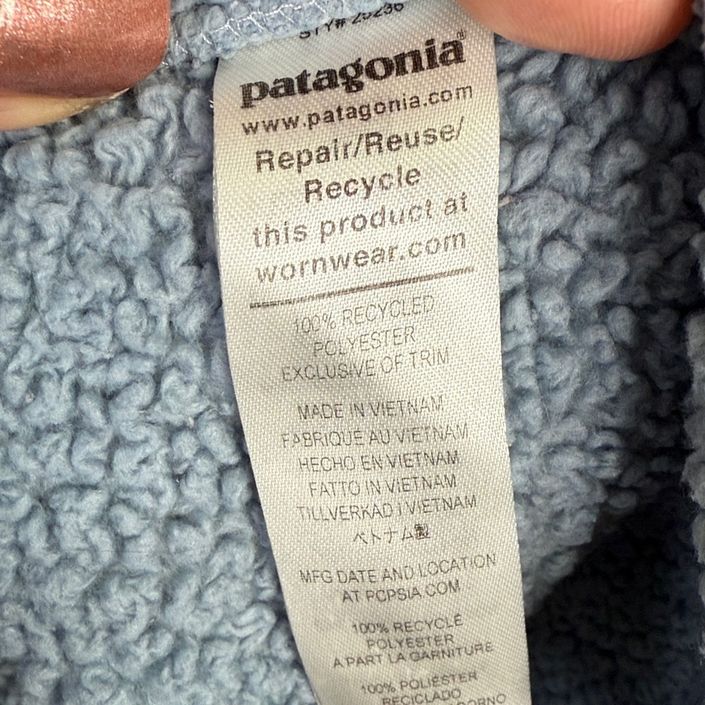 Patagonia Women’s Los Gatos 1/4 Zip Fleece Pullover W2035 Sz S - Picture 6 of 9
